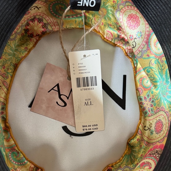 Chic Coral Women's Hat with Braided Detail - Picture 6 of 6